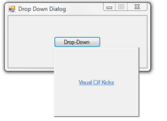 c# drop-down dialog