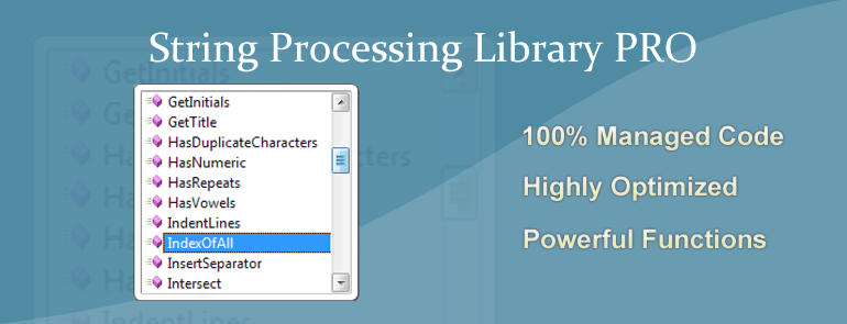 String Processing Library PRO